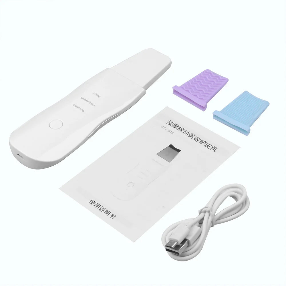 Ultrasonic Facial Spatula — Deep Cleansing and Blackhead Removal