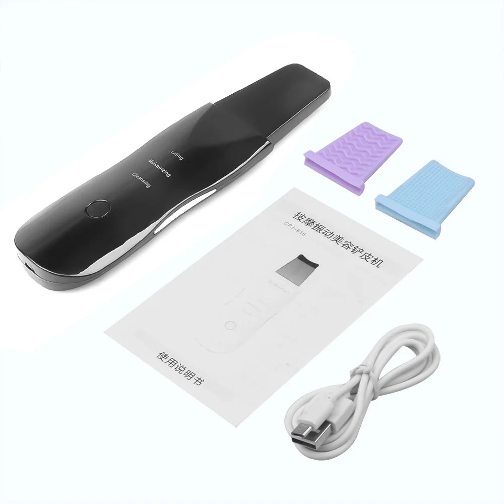 Ultrasonic Facial Spatula — Deep Cleansing and Blackhead Removal