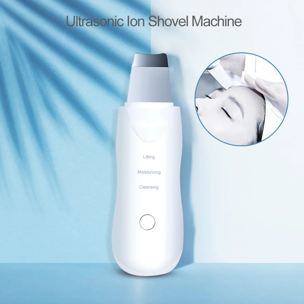 Ultrasonic Facial Spatula — Deep Cleansing and Blackhead Removal