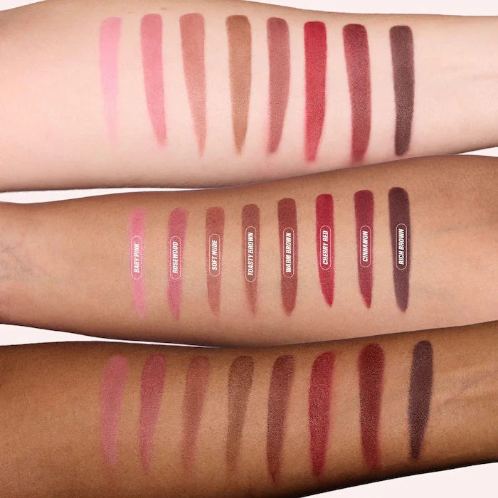 Matte Waterproof Lip Liner Pencil — Nude and Cherry