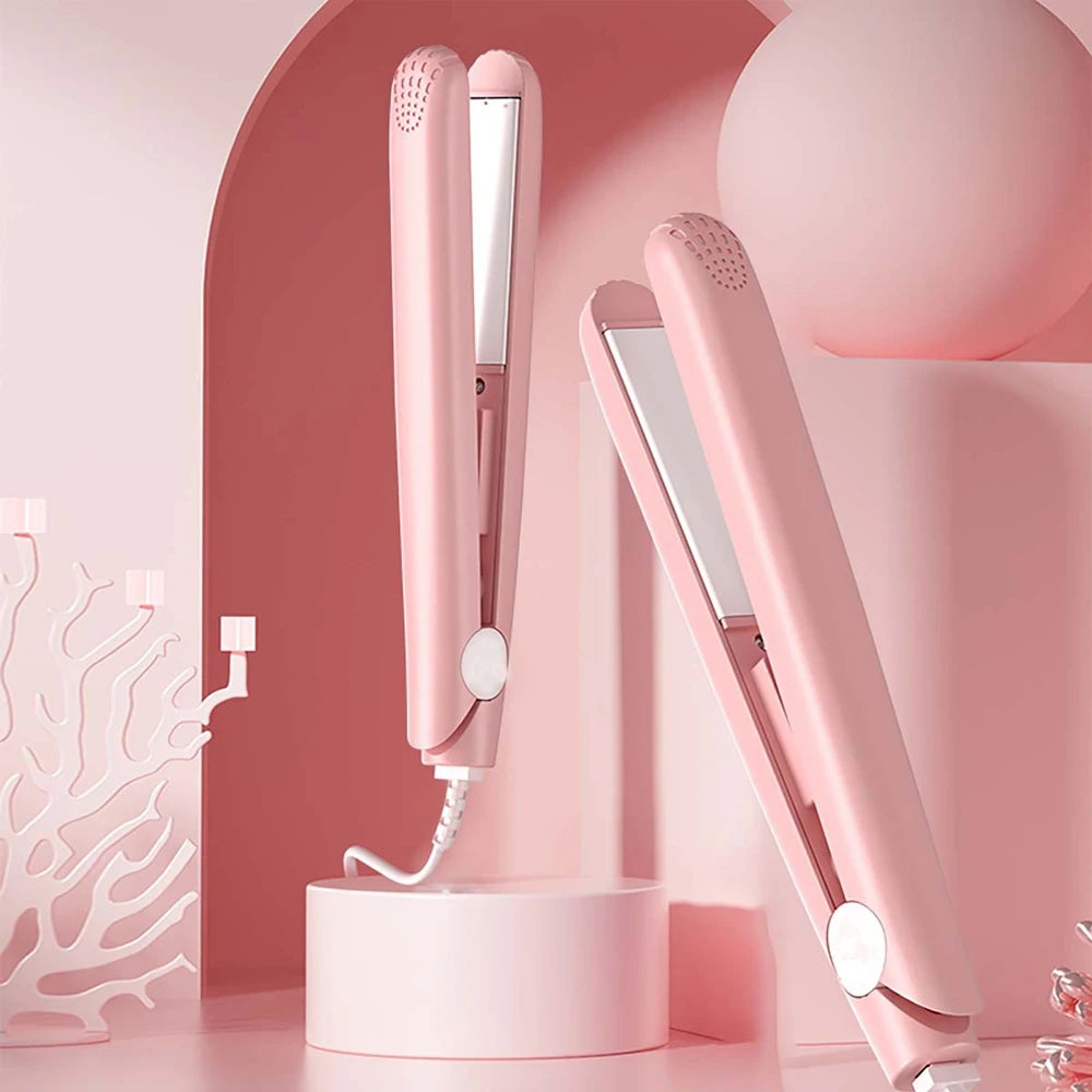 Pink Ceramic Hair Straightener — Professional Finish