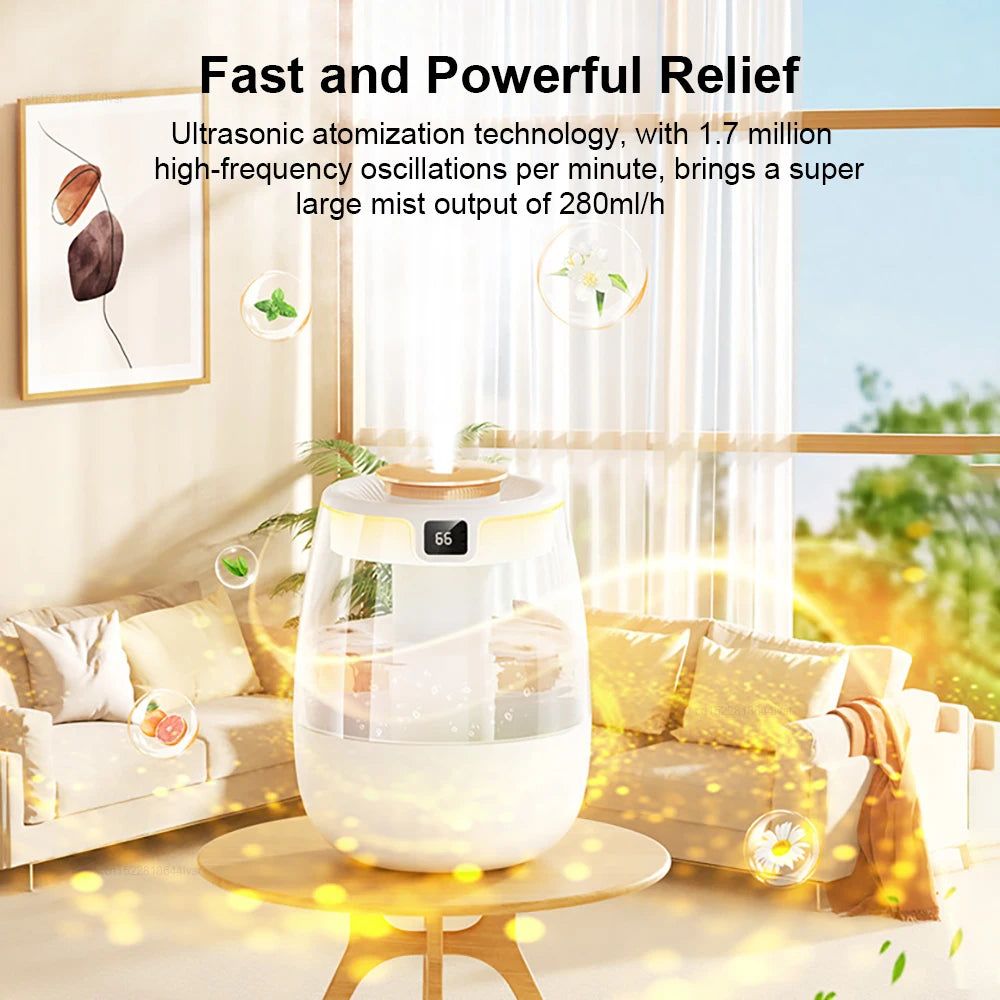 Large Capacity Ultrasonic Humidifier with Night Light