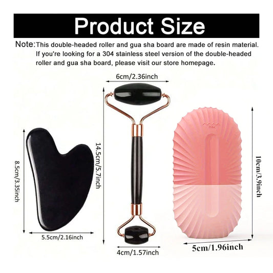 Rodillo Facial de Hielo + Gua Sha | Masaje y Cuidado Facial