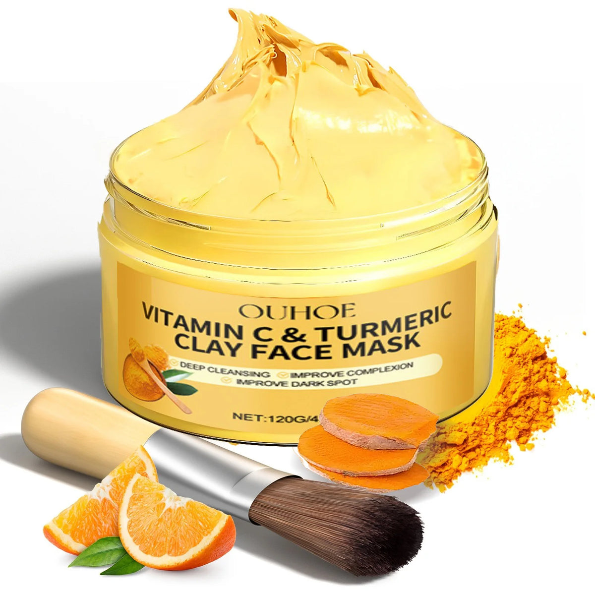 Vitamin C and Turmeric Exfoliating Facial Mask