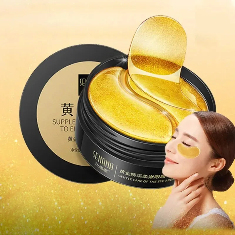 Golden Collagen Under-Eye Patches (60 pcs)