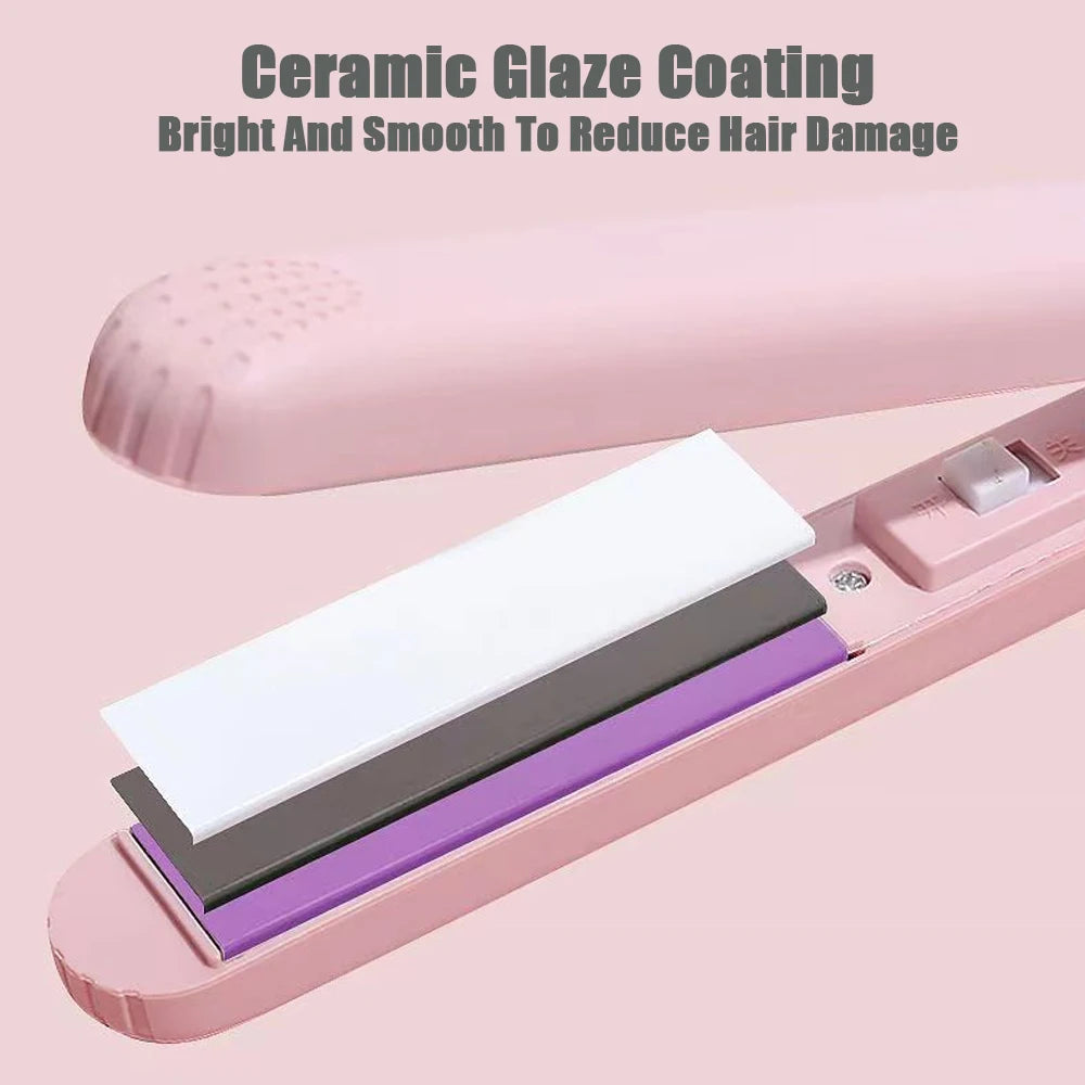 Pink Ceramic Hair Straightener — Professional Finish