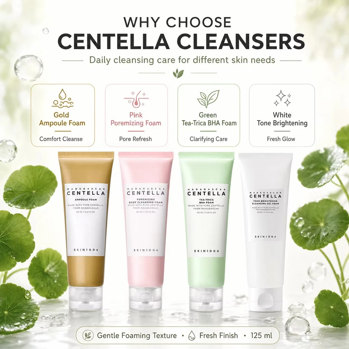 Centella Asiatica Deep Cleansing Facial Foam — 125ml