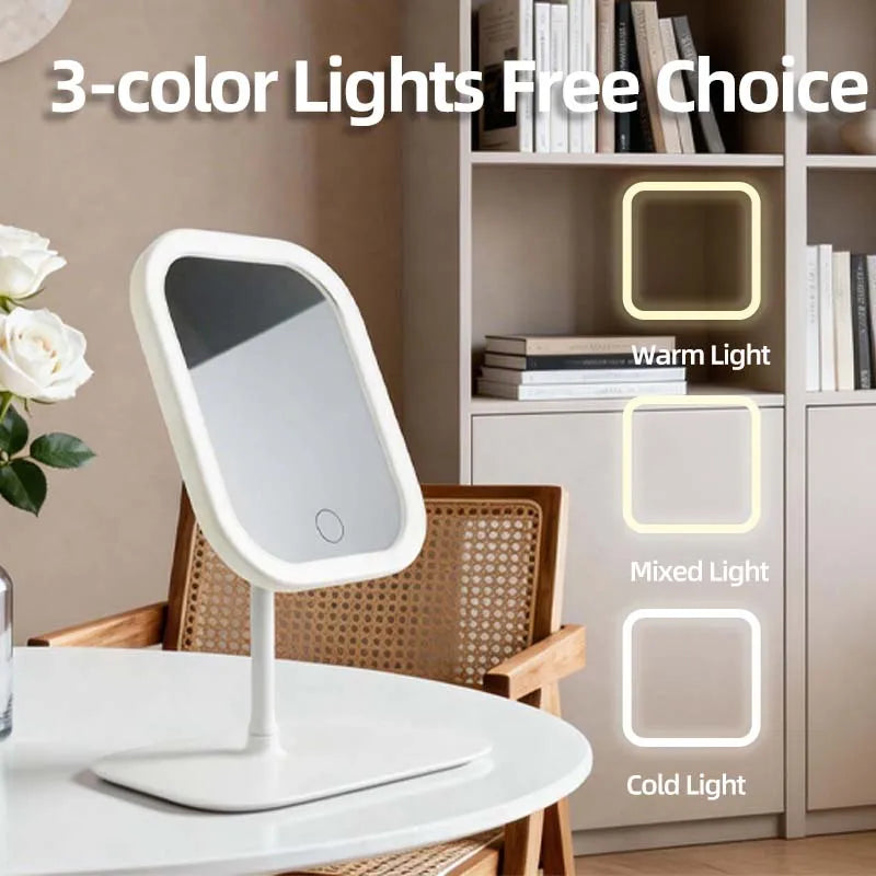 LED Vanity Mirror with 3-Color Lighting — Touch Control