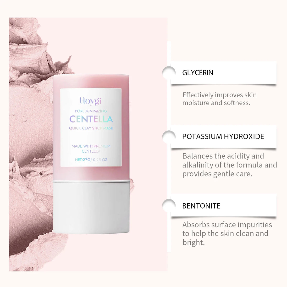 Mascarilla Facial de Centella en Barra | Limpieza de Poros