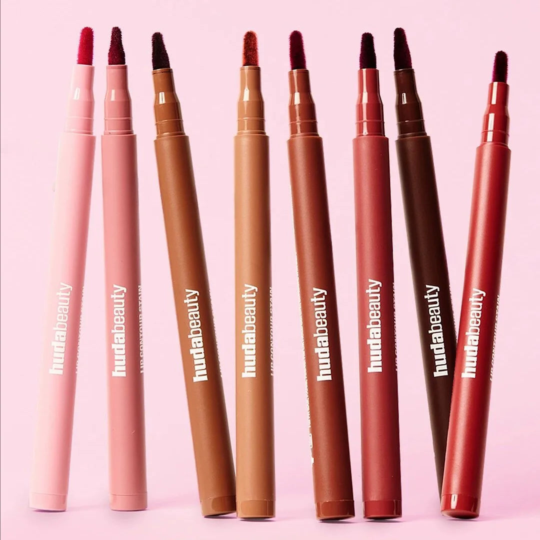 Matte Waterproof Lip Liner Pencil — Nude and Cherry