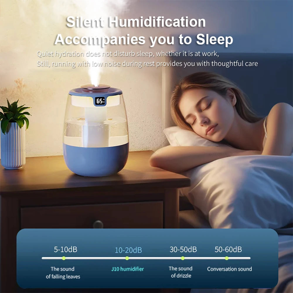 Large Capacity Ultrasonic Humidifier with Night Light
